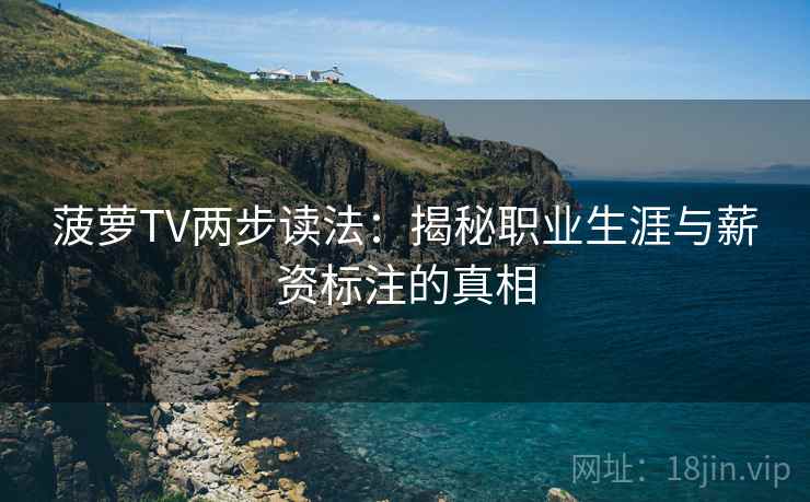 菠萝TV两步读法:揭秘职业生涯与薪资标注的真相