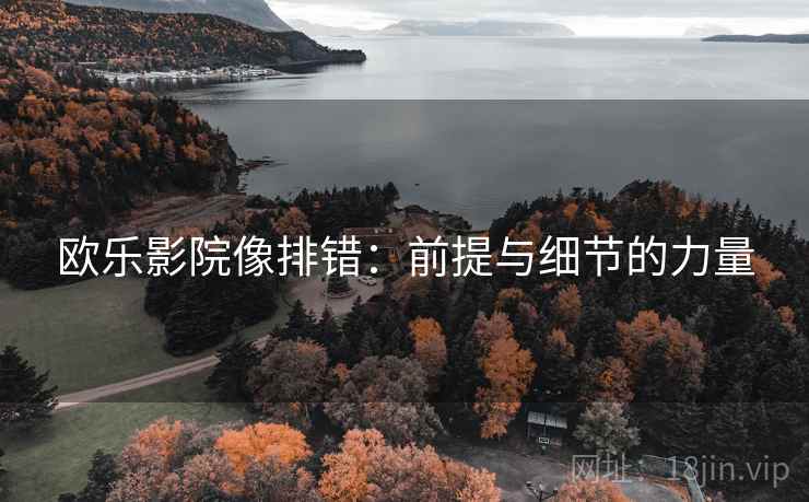 欧乐影院像排错：前提与细节的力量