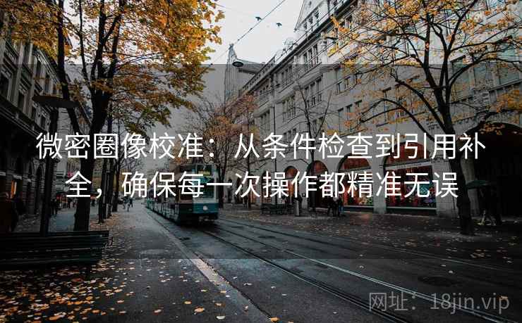 微密圈像校准:从条件检查到引用补全,确保每一次操作都精准无误